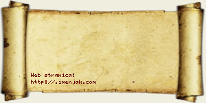 Ksenija Zafirović vizit kartica